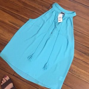 Turquoise top